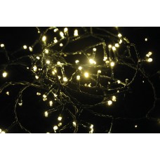100 LED String Lights With Timer Control Warm White 