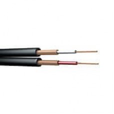 2 X 13/0.1MM Black Screened Cable 