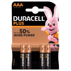 MN2400 Duracell Plus AAA Pack 4