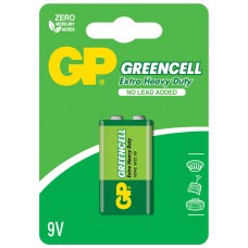 GP Greencell PP3 Zinc Chloride Battery