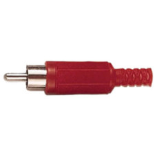 Red Sleeved Phono Plug Red Sleeved Phono Plug